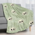 thumbnail image 6 of Halloween Throw Blanket, Soft Plush Flannel Lightweight Warm Cozy Decorative Blanket for Sofa Bed Couch All Season Use, Halloween Gift Blanket for Adults 50 X 60 Inch 1 Pack, 6 of 6
