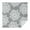 Gray and White, variant on Gray and White Floral Pattern Square Tablecloth,Waterproof Square Table Cover,Wipeable Spillproof Washable Table Cover for Home Kitchen Party Decor 42"X42"(107x107cm)
