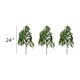 thumbnail image 3 of Hojas Navideñas Artificiales Verdes para Decoración | Material de Pvc | Follaje Realista | Ramas Flexibles | Reutilizables | 1 Hoja Artificial, 3 of 6