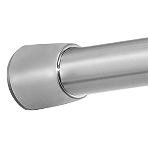 iDesign Cameo Metal Tension Rod Adjustable Customizable Curtain Rod for 