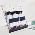 thumbnail image 4 of 6-Tier 18" Wide Wire Tabletop Display Rack Greeting Card Book CD DVD Book Stand, 4 of 23