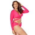 thumbnail image 4 of Swimsuits for All O-Ring Long Sleeve Bikini Set, 4 of 6