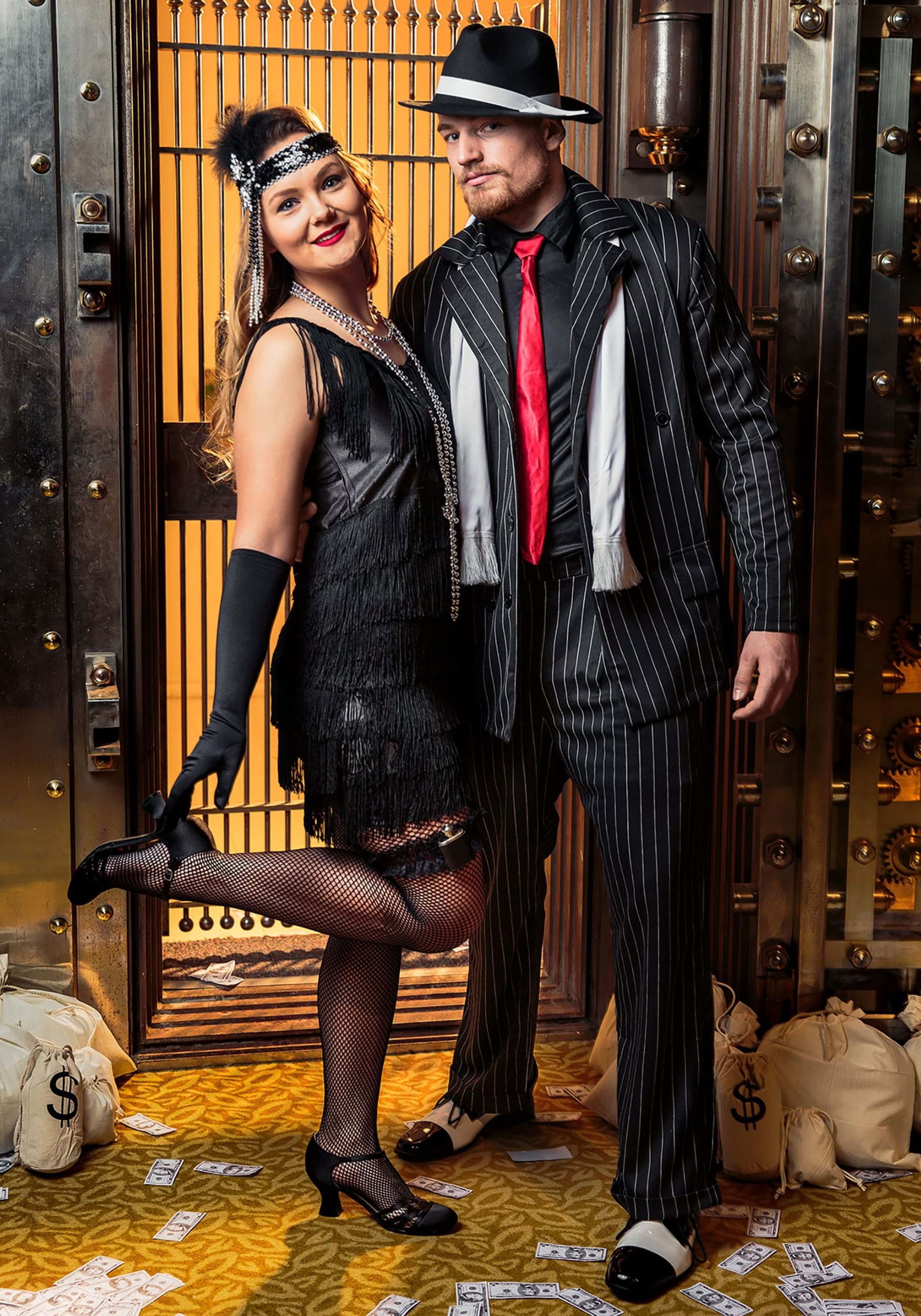 Black Fringe 1920's Flapper Costume - Walmart.com