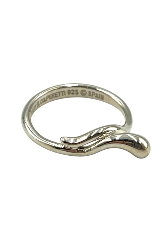 Pre-Owned Tiffany & Co. Teardrop Ring, Silver 925, Women's (Good)