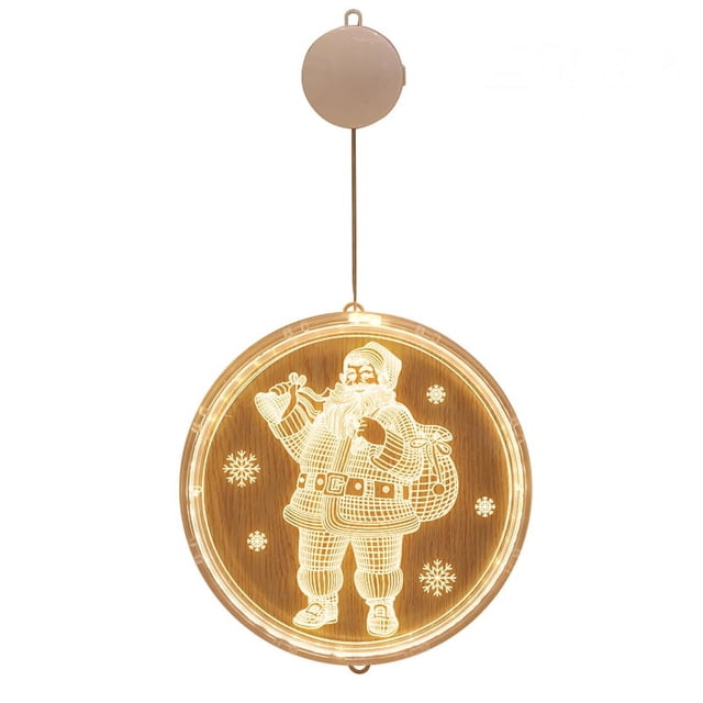 Luces decorativas LED navideñas, luces decorativas pequeñas para sala navideña, luces de modelado para diseño de patio y ventana