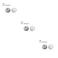 thumbnail image 3 of Embouts d'Oreille Isolants de Bruit pour Écouteurs de Remplacement, Protection pour Écouteurs Gris P 3Ensemble, 3 of 6