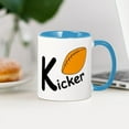 thumbnail image 3 of CafePress - Football Kicker Mugs - 11 oz Ceramic Mug - Novelty Coffee Tea Cup, 3 of 4
