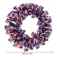 thumbnail image 4 of 15.7in Independence Day Striped Garland Red White Blue Decorative Banner For Holiday Front Door Wall Party, 4 of 6