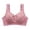 Bras for Women - Pink, variant on uvwlwu Women Front Button Floral Lace Wireless Sleep Lounge Bra Wide Cushioned Shoulder Straps Soft Full Molded Cup Stretch Gentle Side Support For Yoga Rest Plus Size Daily Underwear,48