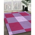 thumbnail image 2 of Ahgly Company Indoor Rectangle Patterned Pink Lemonade Pink Area Rugs, 7' x 10', 2 of 6