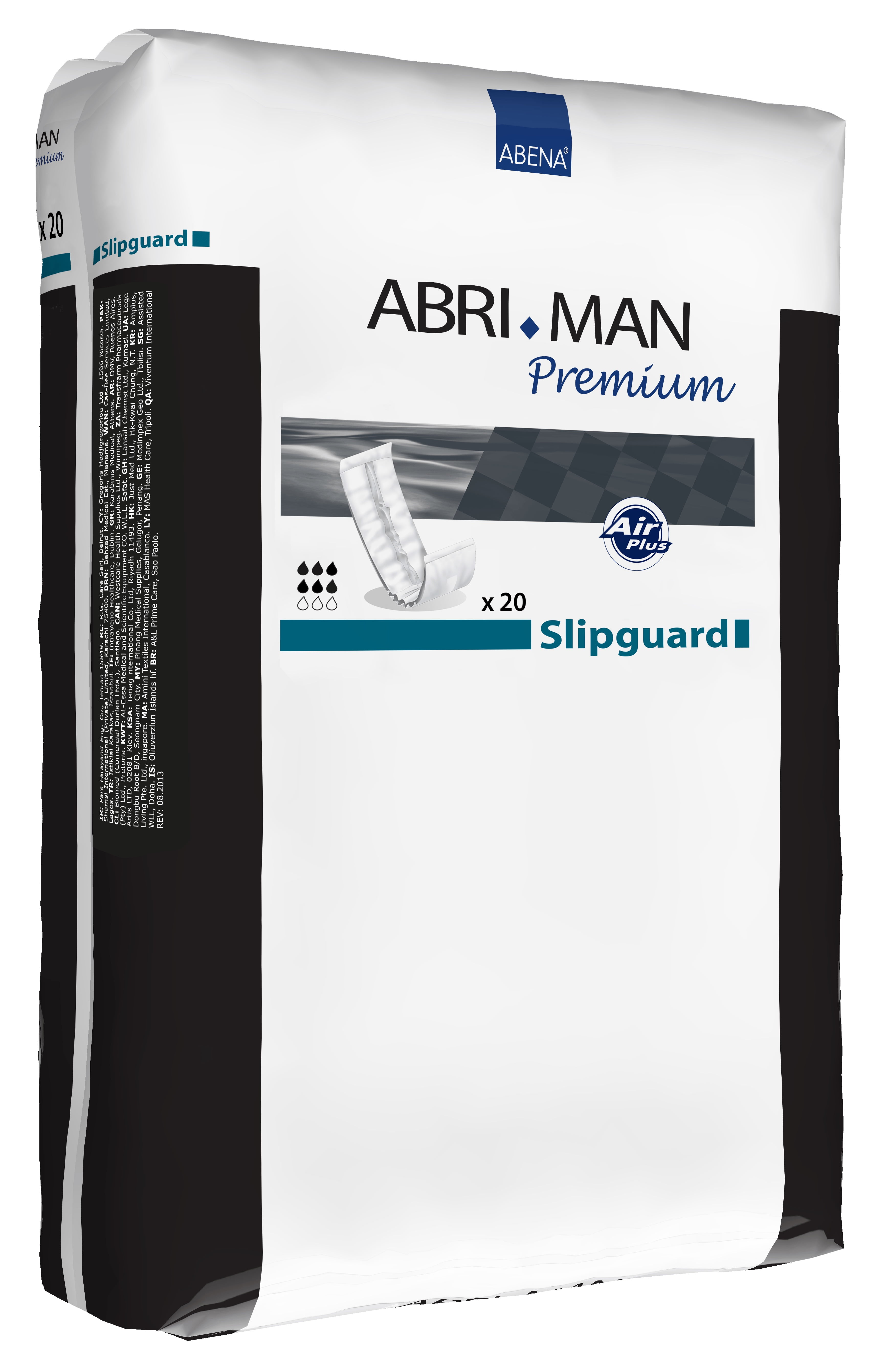 Abena AbriMan Male Pouch Incontinence Pads, Multiple Sizes Available