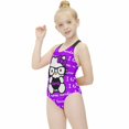 thumbnail image 3 of Hello Kitty Girls One Piece Swimsuits Hawaiian Summer Swimwear Beach Bathing Suit Outfits, 3 of 7