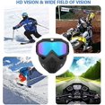 thumbnail image 5 of Gafas de protección CHAO para motocross máscara facial desmontable casco antivaho, 5 of 5