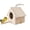 Tongmu raw wood color, variant on Handcrafted Wooden Birdhouse for Outside Hanging, Observation Nest Box with Clear Window for Kids & Adults, DIY Paintable Home for Finch Hummingbird Bluebird Garden Deck Decor