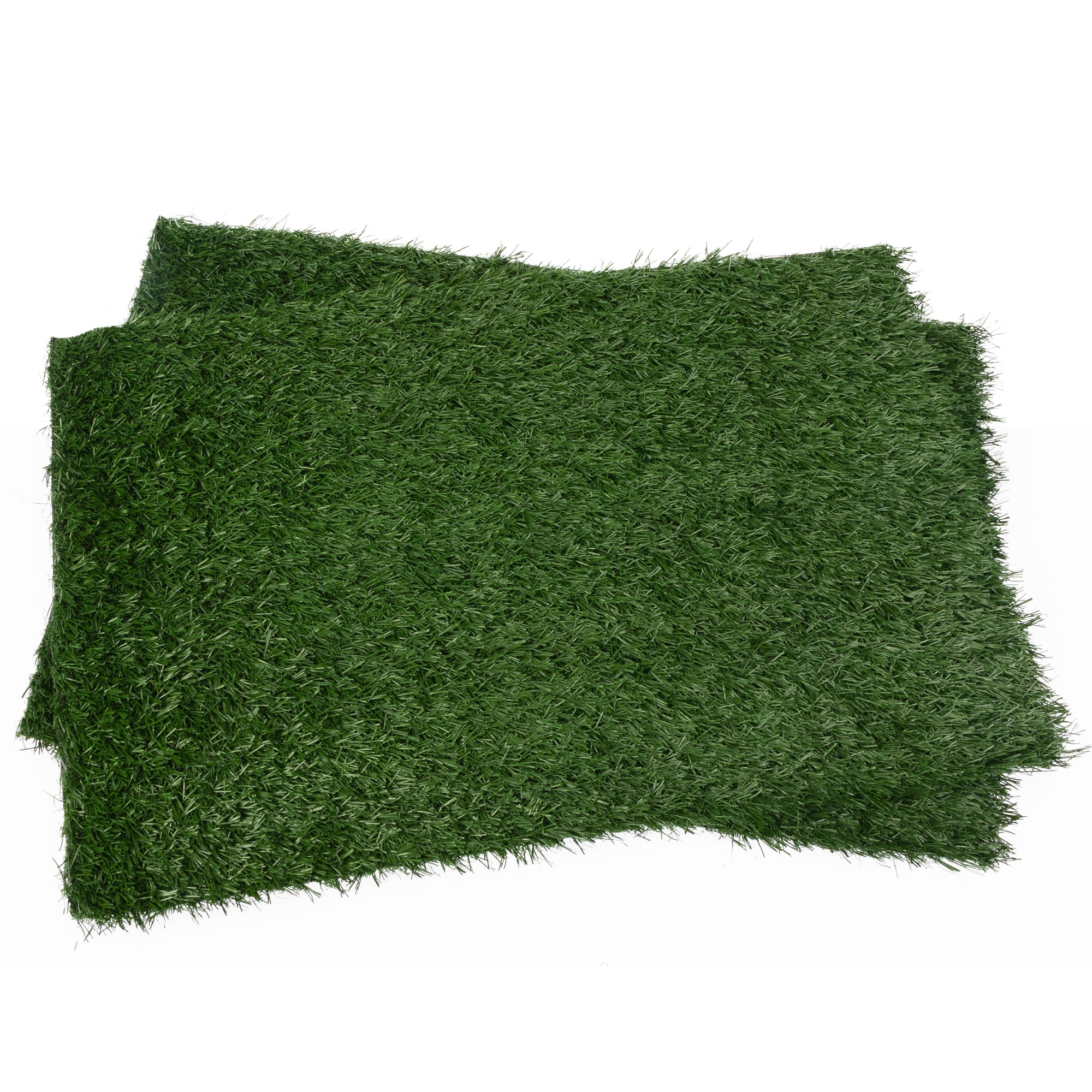 Kadyn Dogs Potty Training, Grass Pee Pad for Dogs Turf Fake Grass Potty2 PCS Large Artificial Grass Dog Pee Pad, Reusable Dog Training Mat for Puppies