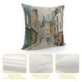 thumbnail image 4 of Orinice Urban Life Graphic Decorative Cushion Throw Pillow Cover for Home Couch, Living Room, Bed, Sofa - Printed on Both Sides - Soft and Durable - 1PC 24x24in, 4 of 5