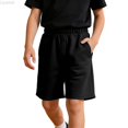 thumbnail image 2 of Liyamei Boys Solid Color Athletic Shorts with Elastic Waist for Summer Play Size 5-14,Black, 2 of 7