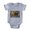 Heather Grey, variant on CafePress - Pug Art - Cute Infant Baby Football Bodysuit