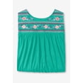 thumbnail image 5 of Woman Within Plus Size Embroidered Crewneck Tank, 5 of 6