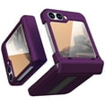 thumbnail image 2 of for Samsung Galaxy Z Flip 6 Case with Kickstand, [Hinge Protection Cover][Bulit-in Screen Protector] Military Grade Shockproof Phone Case for Samsung Galaxy Z Flip 6,Darkpurple, 2 of 7