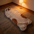 thumbnail image 6 of Oversized Dog Sleeping Bag for Adults - Soft Flannel Cozy Mattress for Comfortable Sleep, Perfect for Camping, Sleepovers, or Lounging at Home, Features Adorable Cat Design, 6 of 7