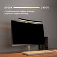 thumbnail image 4 of Fiudx Lámpara de Ambiente Asimétrica, Protección Ocular, Brillo Ajustable, Alimentación Por Usb, Sin Reflejos, Diseño Compacto, Ideal para Oficina y Hogar, 12 X 20 X 41 Cm., 4 of 6