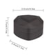 thumbnail image 4 of HECHO DE CALIDAD: la caja para anillos está hecha de un proceso de barniz para hornear de caucho de alta calidad, suave, texturizado, duradero, resistente al desgaste, resistente a la sucied, 4 of 5