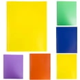 thumbnail image 3 of Two-Pocket Folder, Letter Size, 5 Pack, Colored File Folders, Filing Folders, File Folder A4 Plastic Folder with Metal Staple Tongue, Sturdy Plastic File Folder for School and Office, 3 of 8