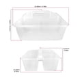 thumbnail image 2 of Canasta Multiusos Boris Multiusos Modelo Caddy Solida Transparente, 2 of 3