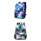 thumbnail image 1 of 2 PCS para Portátil Unisex Puerto de Carga USB Bolsas para Portátiles Escuela de Viaje Soledad Mochila luminosa, 1 of 10