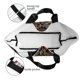 thumbnail image 4 of Balery Decorative Feathers Bolsa Tote Estilo Estético con Cremalleras, Bolsa de Hombro, Bolsa de Compras Grande y Plegable, 4 of 8