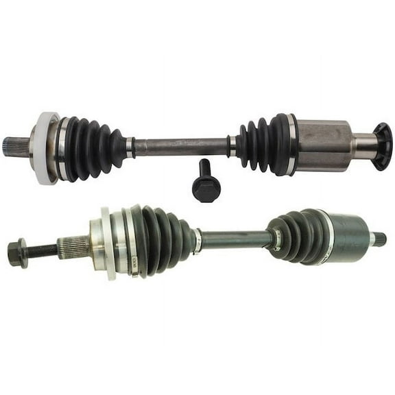 Front Axle Shaft Set 2 Piece - Compatible with 2007 - 2009 Mercedes-Benz E550 4Matic 2008