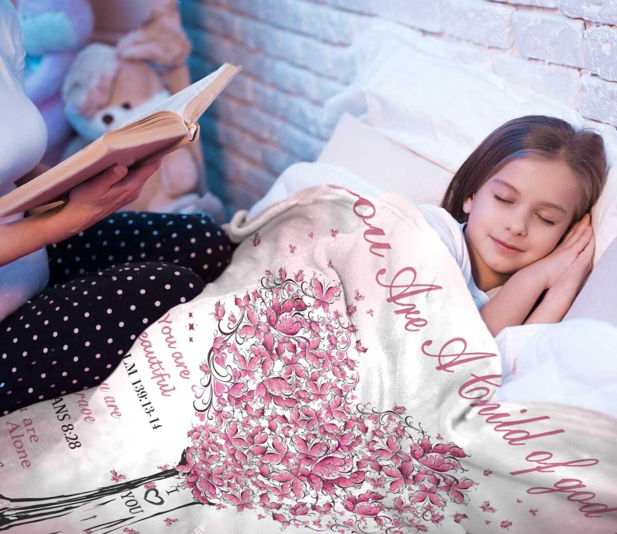 Christian Gifts for Teen Girls, Baptism Gifts for Women Blanket 60"X50", Christian Gifts for Women Faith, Catholic Gifts, Faith Based Gifts, Bible Gifts for Women on Birthday/Christmas