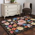 thumbnail image 3 of Hallway Runner Rugs 2.7x5 Ft, Boho Pink Flower Non Slip Area Rugs for Kitchen Bedroom Entryway, Spring Watercolor Country Floral Plant Washable Carpet Runner Rug Floor Mats for Bedroom Home Decor, 3 of 8