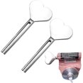 thumbnail image 1 of ZOUSSIQI Toothpaste Squeezer - Stainless Steels Metal Tube Squeezer | 2PCs Salon Toothpaste Tube Squeezers | Toothpaste Tube Key | Tube Squeezer Key | Toothpaste Roller Tube Wringer for CA919-58571, 1 of 7