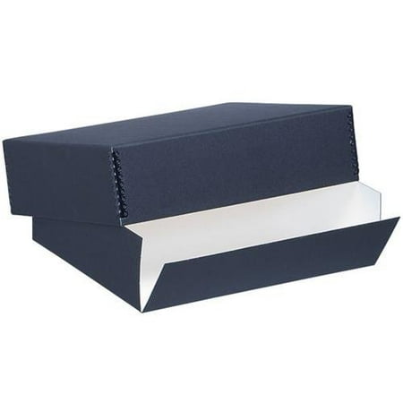 - Museum Archival Drop-Front Storage Box, Acid-Free with Metal Edges, 8.5 X 10.5 X 3 inches, Black (733-2008) Lineco - 8x10