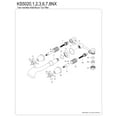 thumbnail image 6 of Kingston Brass KS5021NX Hamilton Two-Handle Wall Mount Roman Tub Faucet, Polished Chrome, 6 of 7