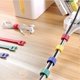 thumbnail image 4 of 100 Pcs T-type Wire Tie for Charging Cable Multifunctional Cable Management Belt for Charging Cables, 4 of 5