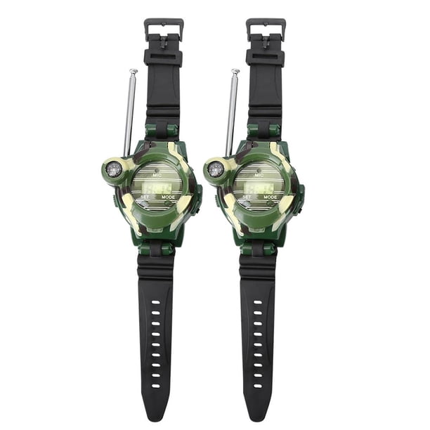 Niños Al Aire Libre Interfono Niños Intercomunicador Digital Reloj 30M Walkie Talkie 2 Uds 7 En 1 Moyic OD004988-00