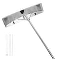 thumbnail image 2 of Costway 20 FT Aluminum Snow Roof Rake 25"Oversized Blade W/ 2 Rollers, 2 of 10