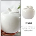 thumbnail image 4 of Ceramic Apple Adornment Home Decor Family 1Pack 3.30X3.30X3.14in, 4 of 8