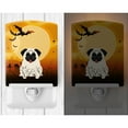 thumbnail image 2 of Halloween Pug Cream Ceramic Night Light, 2 of 2