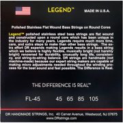 DR Strings Flatwound Legend Bass Strings Medium