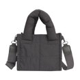 thumbnail image 3 of Bolso Hombro Acolchado para Mujer Mano Hobo Elegante (caqui Oscuro), 3 of 9
