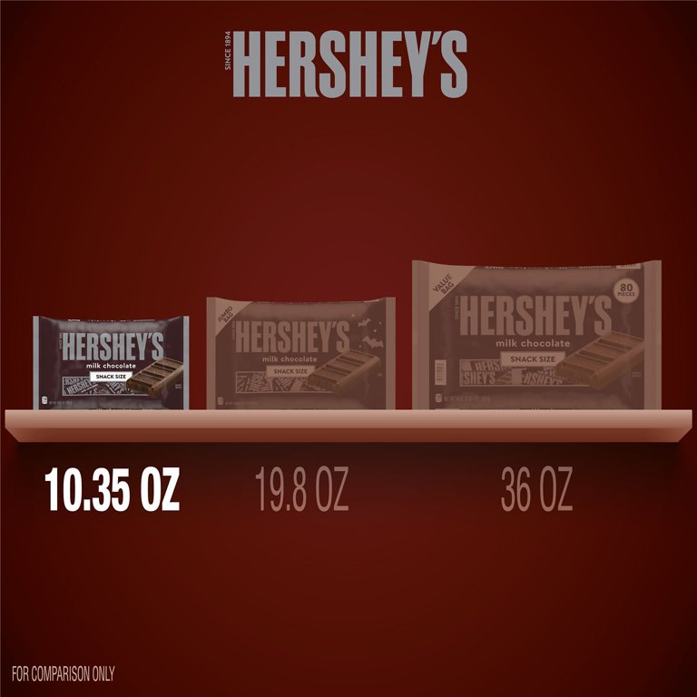 Save on Hershey's Milk Chocolate Candy Bars Snack Size Order