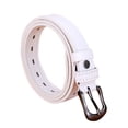 thumbnail image 2 of Helii Women Thin Skinny Leather Belt Narrow Waistband with Rectangle Buckle for Jeans Dresses, 2 of 2