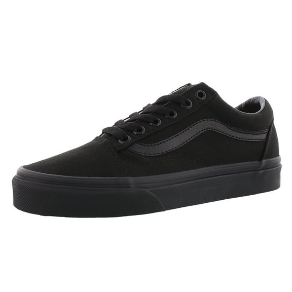 Vans "Canvas Old Skool" Sneakers (Black/Black) Skateboarding Skate Classic Shoes