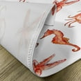 thumbnail image 5 of Ambesonne Nautical Place Mats Set of 4, Underwater Sea Ocean, Standard Size, Salmon Dark Coral, 5 of 6