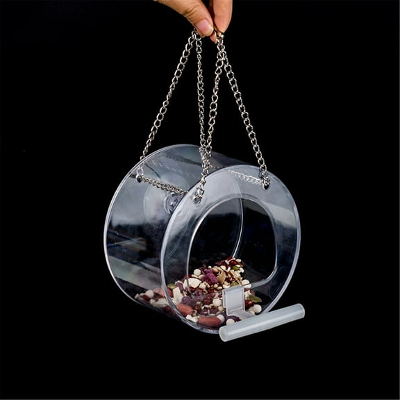 Clear Plastic Window Bird Feeder for Outside,Squirrel Proof Window Bird Feeders with Strong Suction Cups,Transparent Bird House, Clear Bird Feeders for Window Perch, Balcony, Nature's Hangout
