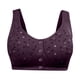 thumbnail image 2 of ICHUANYI Clearance Women's Bra Wire Free Underwear OnePiece Bra Everyday Underwear Bras(Purple, 36) Ichuanyi Ichuanyi, 2 of 9